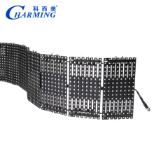 new technology p16mm pixel pitch 12mm flexible outdoor led screen p25 flex mesh led display